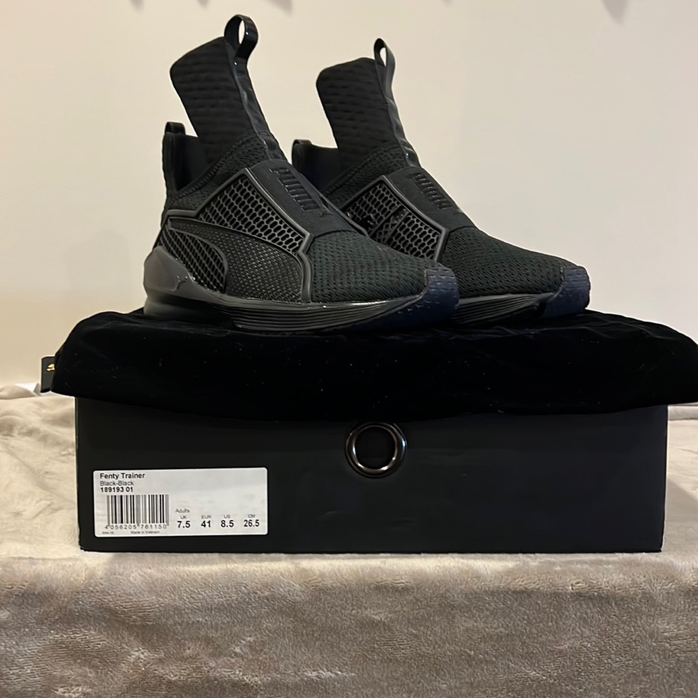 Black Fenty Trainer Sneaker
